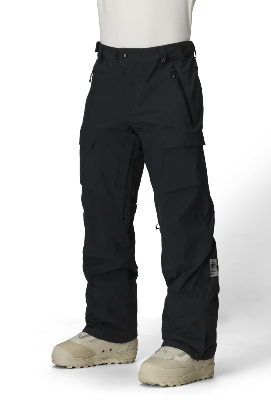 686 ロクハチロク MENS GORE-TEX DISPATCH SHELL PANT BLACK 25-26 スノーボード ウェア