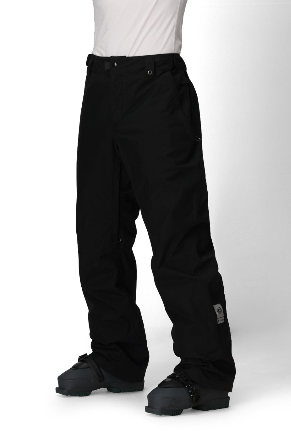 686 ロクハチロク MENS GORE-TEX CORE SHELL PANT BLACK 25-26 スノーボード ウェア