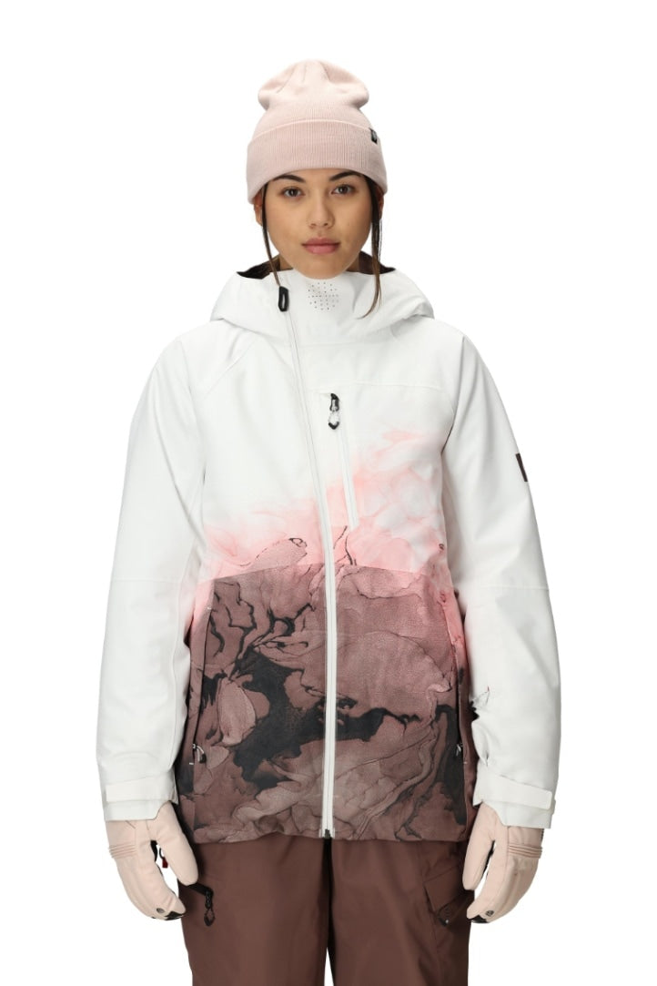 686 ロクハチロク WOMENS HYDRA THERMAGRAPHJACKET PEPPERCORN CLOUDBREAK 25-26 スノーボード ウェア