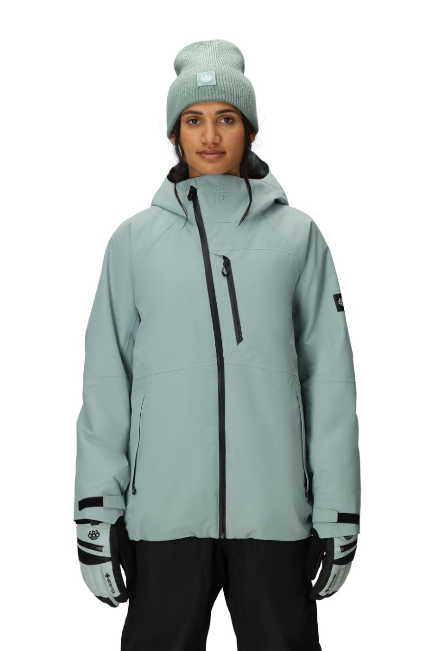 686 ロクハチロク WOMENS HYDRA THERMAGRAPHJACKET DUSTY MARINE 25-26 スノーボード ウェア