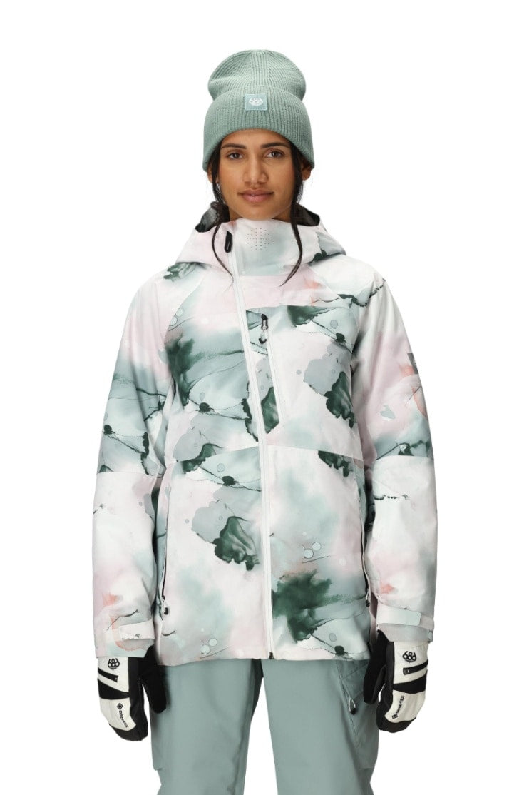 686 ロクハチロク WOMENS HYDRA THERMAGRAPHJACKET DUSTY MARINE INK 25-26 スノーボード ウェア