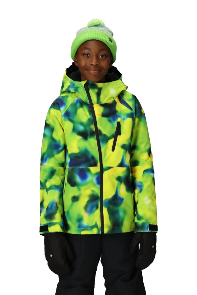 686 ロクハチロク Boys' Hydra Insulated Jacket BOREALIS GREEN SOLAR 25-26 スノーボード ウェア