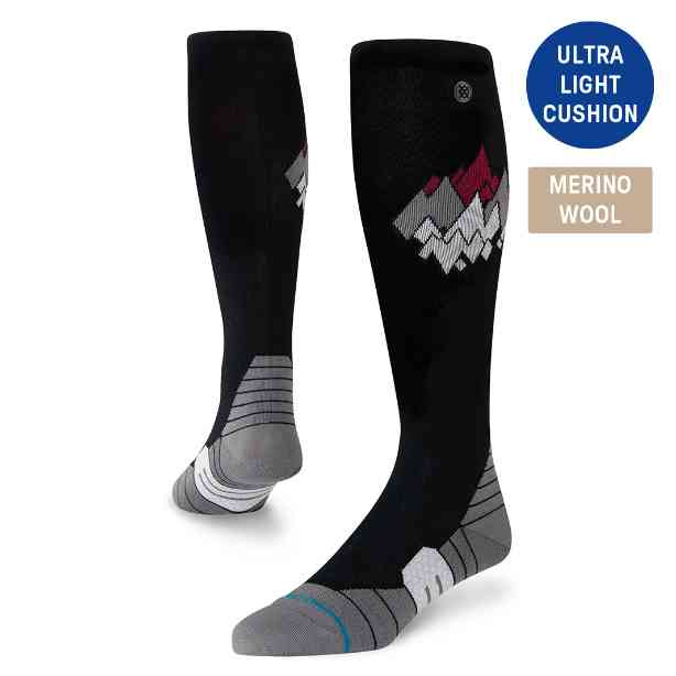 STANCE スタンス PEAKS UL WOOL SNOW 25-26 スノーボード アクセサリー BLACK