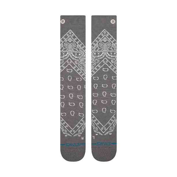 STANCE スタンス BARRIO MID WOOL SNOW 25-26 スノーボード アクセサリー DARK GREY