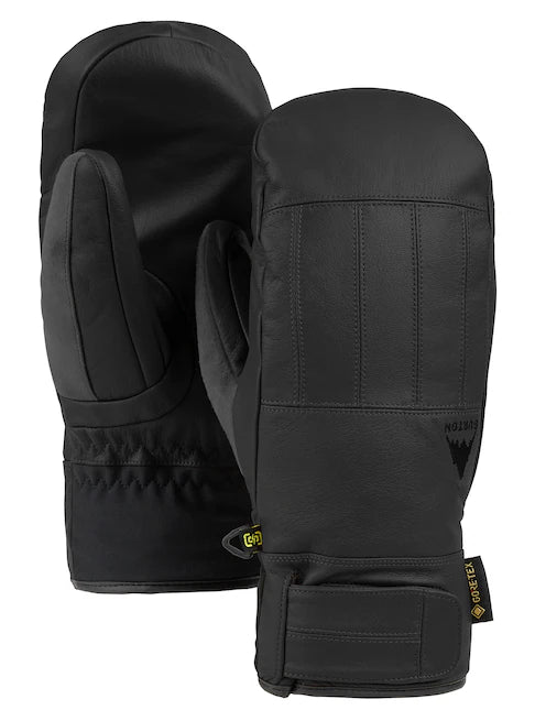 スノーボード グローブ バートン BURTON Men's GORE-TEX Gondy Leather Mittens True Black 25-26 送料無料 日本正規品 予約商品 店頭受け取り可能