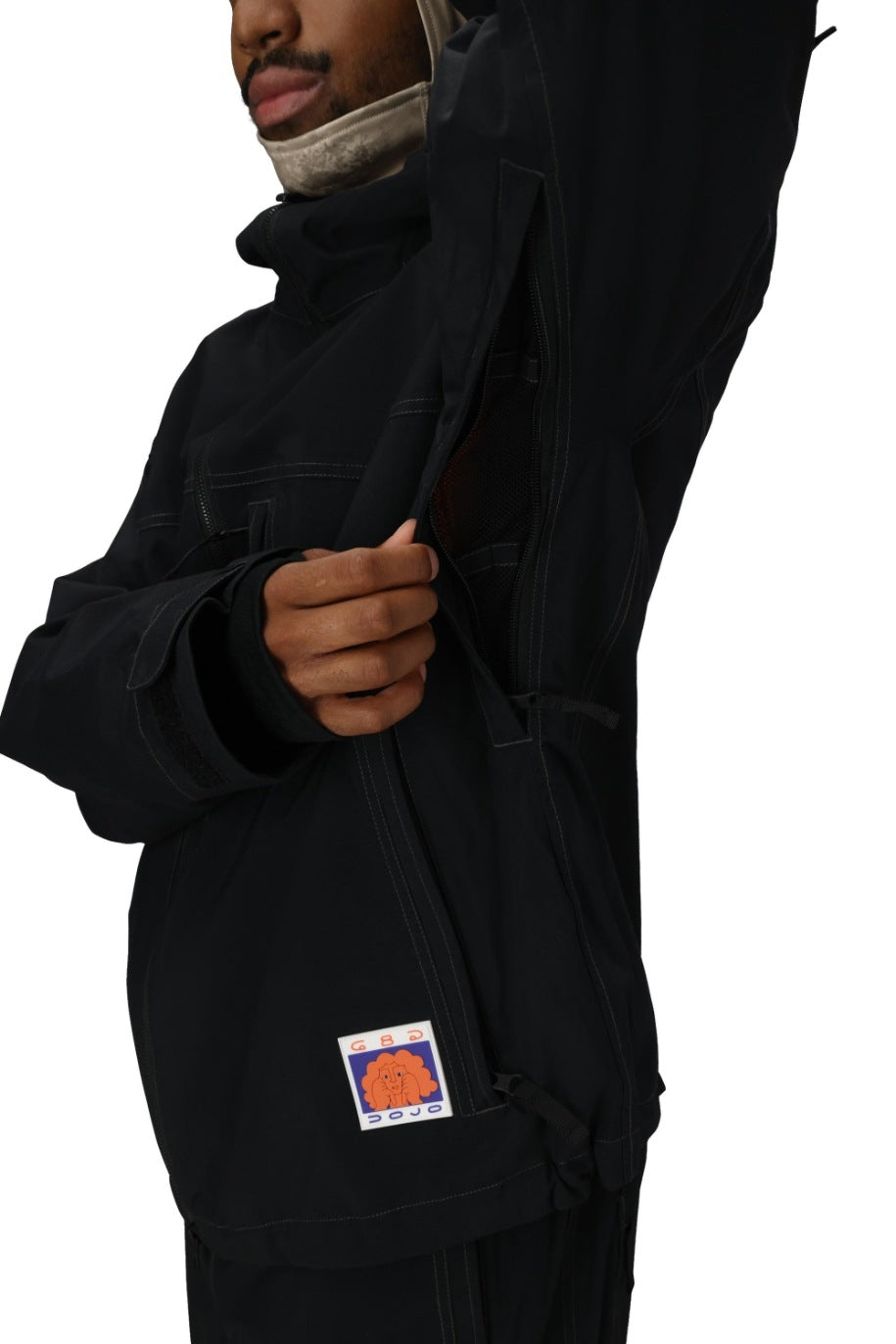 686 ロクハチロク MENS DOJO SHELL JACKET BLACK 25-26 スノーボード ウェア