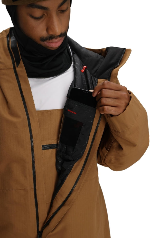 686 ロクハチロク MENS FOUNDATION INSULATED JACKET CARAMEL RIPSTOP 25-26 スノーボード ウェア