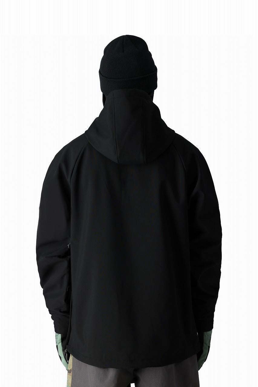 686 ロクハチロク Men's Waterproof Hoody BLACK 25-26 スノーボード ウェア