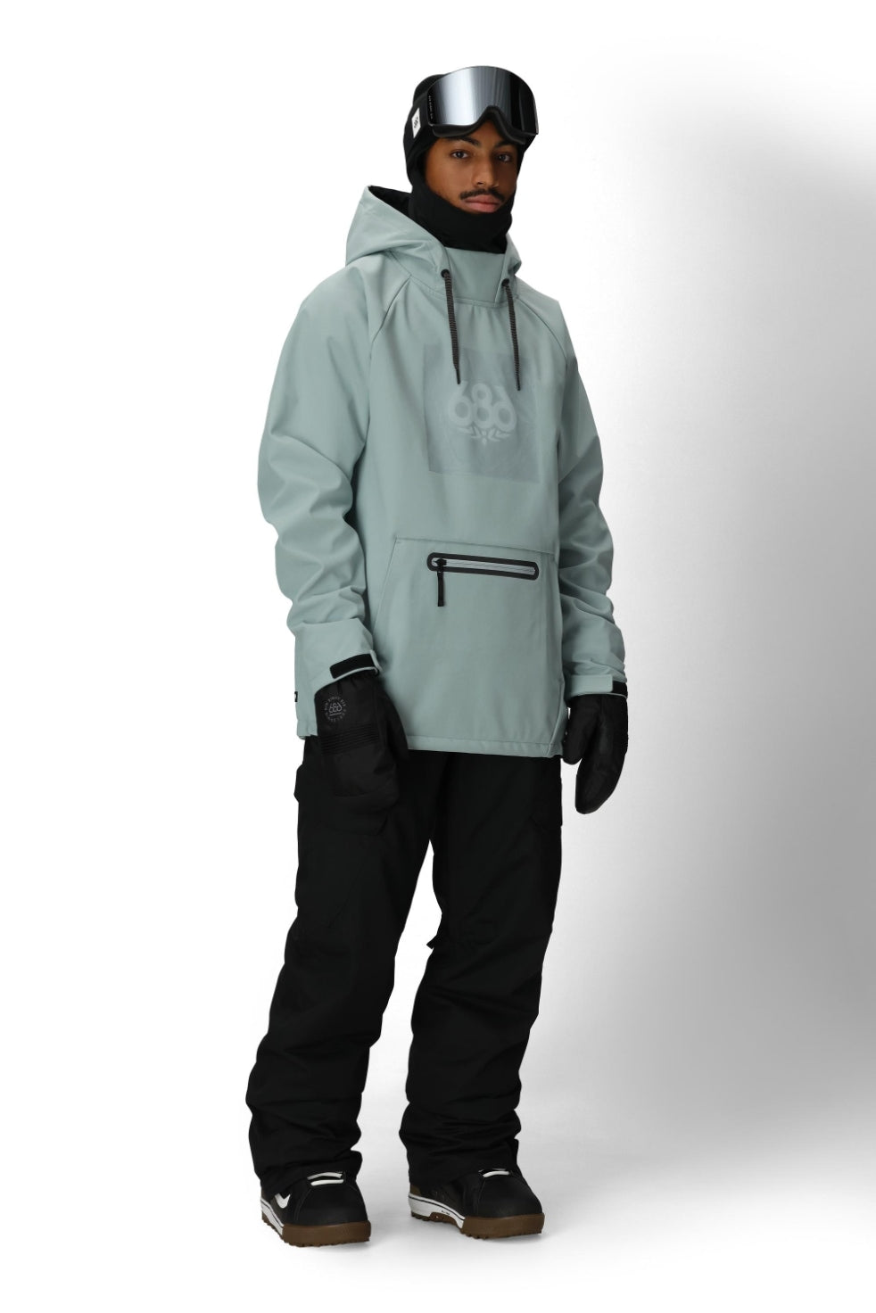 686 ロクハチロク Men's Waterproof Hoody DUSTY MARINE 25-26 スノーボード ウェア