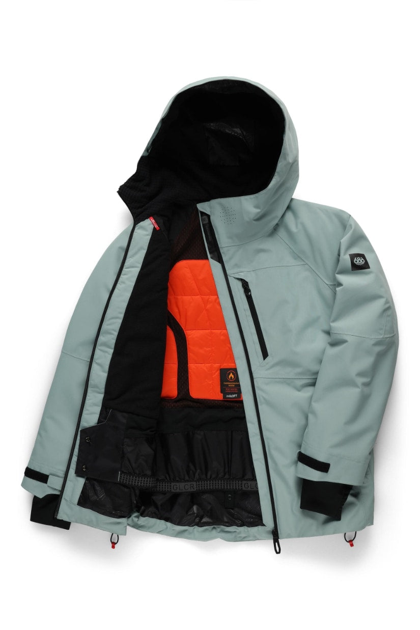 686 ロクハチロク WOMENS HYDRA THERMAGRAPHJACKET DUSTY MARINE 25-26 スノーボード ウェア