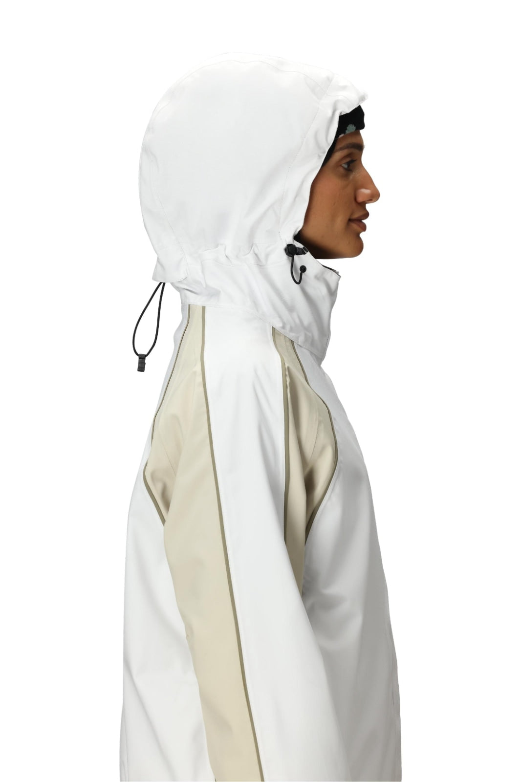 686 ロクハチロク WOMENS HOLOGRAM SHELL JACKET WHITE COLORBLOCK 25-26 スノーボード ウェア