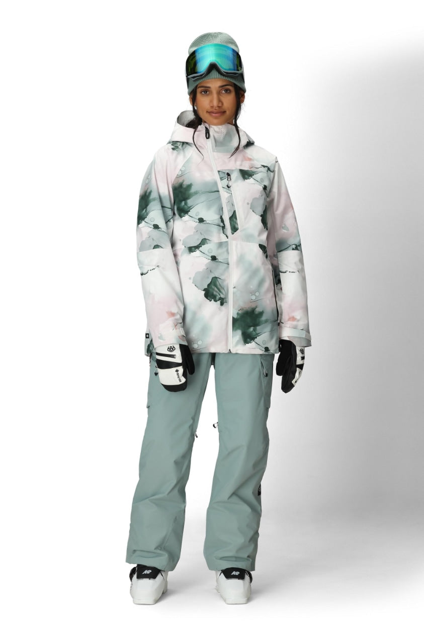 686 ロクハチロク WOMENS GEODE THERMAGRAPH PANT DUSTY MARINE 25-26 スノーボード ウェア