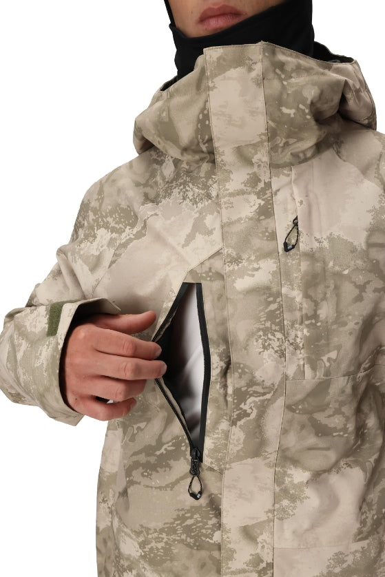 686 ロクハチロク MENS GORE-TEX CORE SHELL JACKET LIMESTONE HEMISPHERE PRINT 25-26 スノーボード ウェア