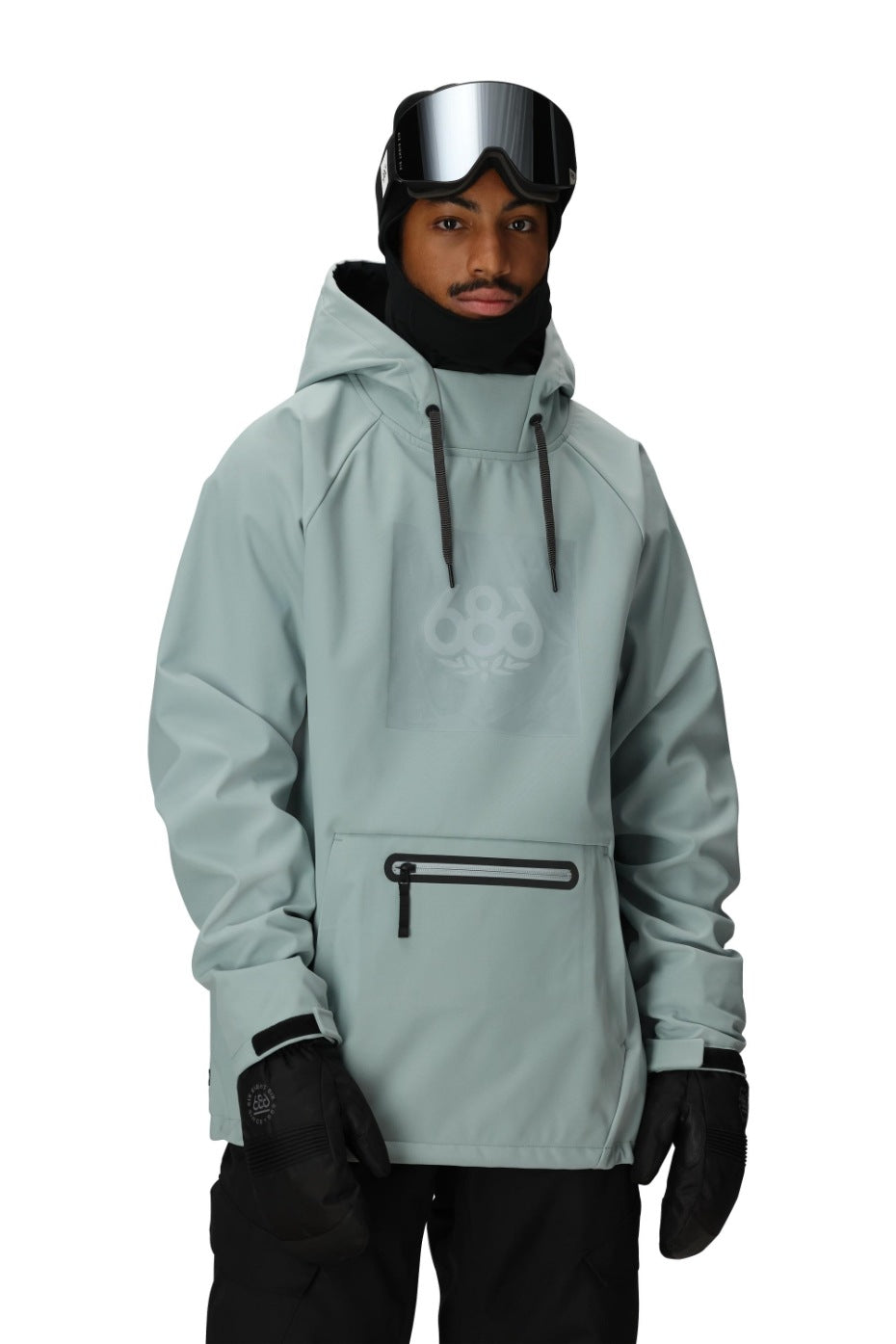 686 ロクハチロク Men's Waterproof Hoody DUSTY MARINE 25-26 スノーボード ウェア