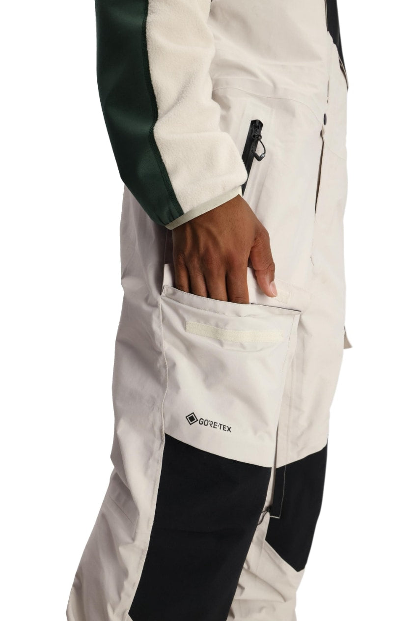 686 ロクハチロク MENS GORE-TEX DISPATCH SHELL BIB LIMESTONE COLORBLOCK 25-26 スノーボード ウェア