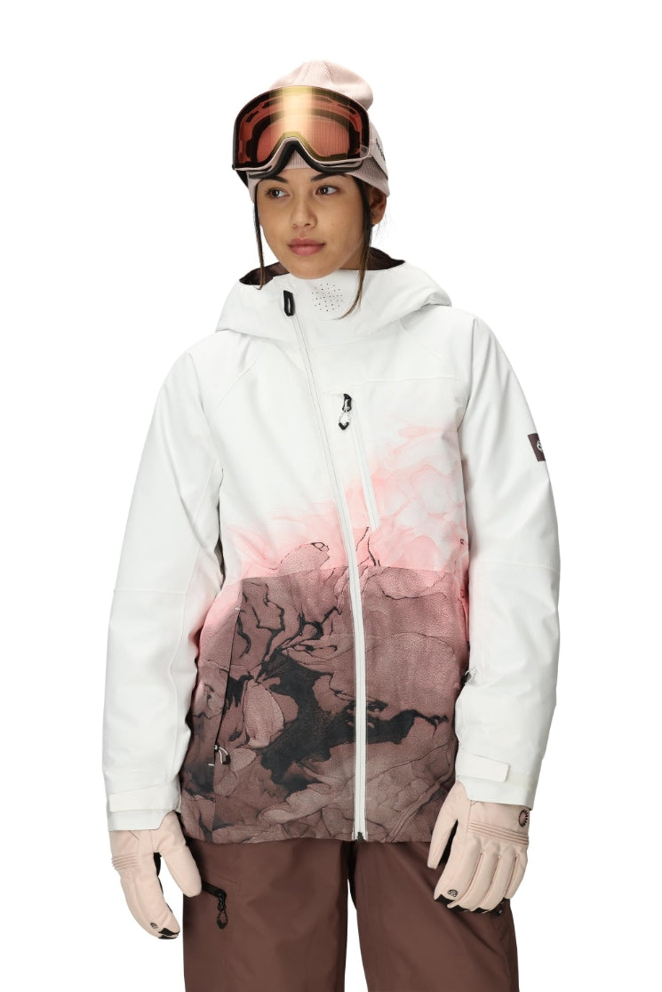 686 ロクハチロク WOMENS HYDRA THERMAGRAPHJACKET PEPPERCORN CLOUDBREAK 25-26 スノーボード ウェア