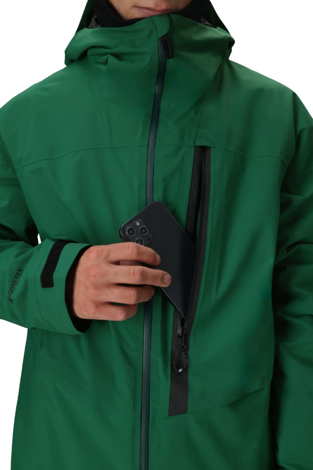 686 ロクハチロク MENS GORE-TEX GT THERMAGRAPHJACKET EMERALD GREEN 25-26 スノーボード ウェア