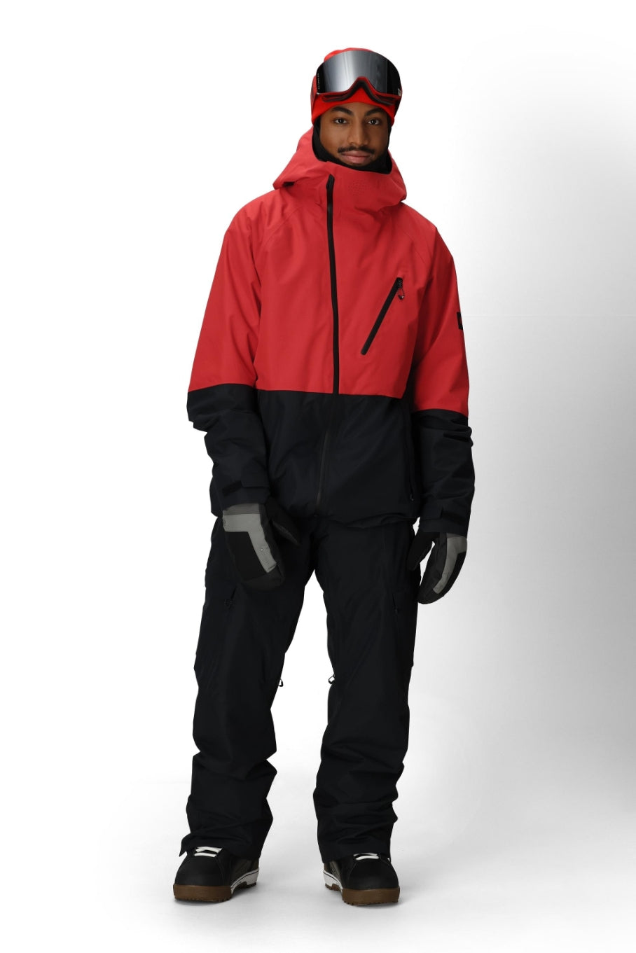 686 ロクハチロク MENS HYDRA THERMAGRAPH JACKET TRUE RED COLORBLOCK 25-26 スノーボード ウェア