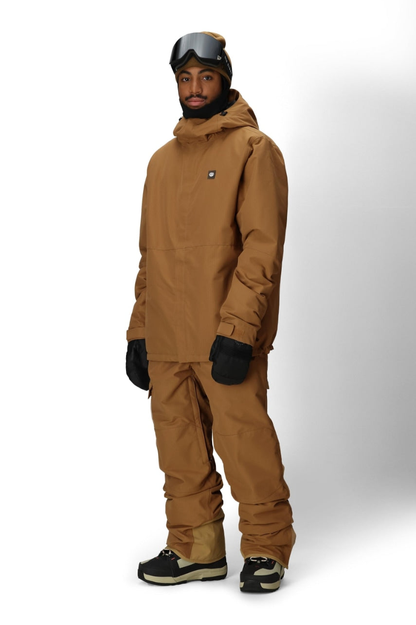 686 ロクハチロク MENS FOUNDATION INSULATED JACKET CARAMEL RIPSTOP 25-26 スノーボード ウェア
