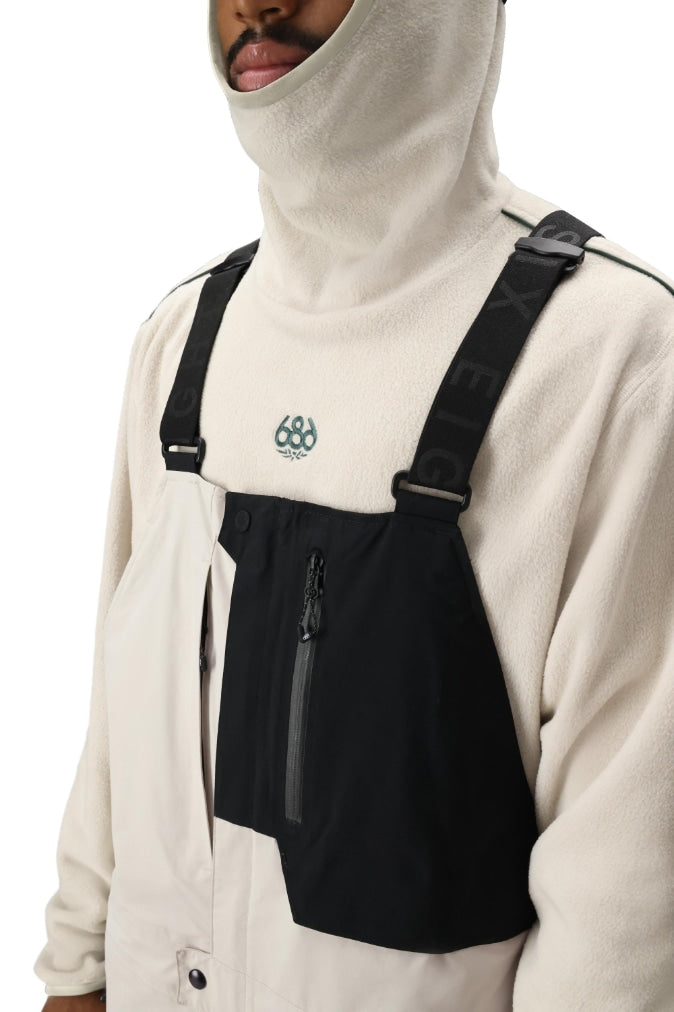 686 ロクハチロク MENS GORE-TEX DISPATCH SHELL BIB LIMESTONE COLORBLOCK 25-26 スノーボード ウェア