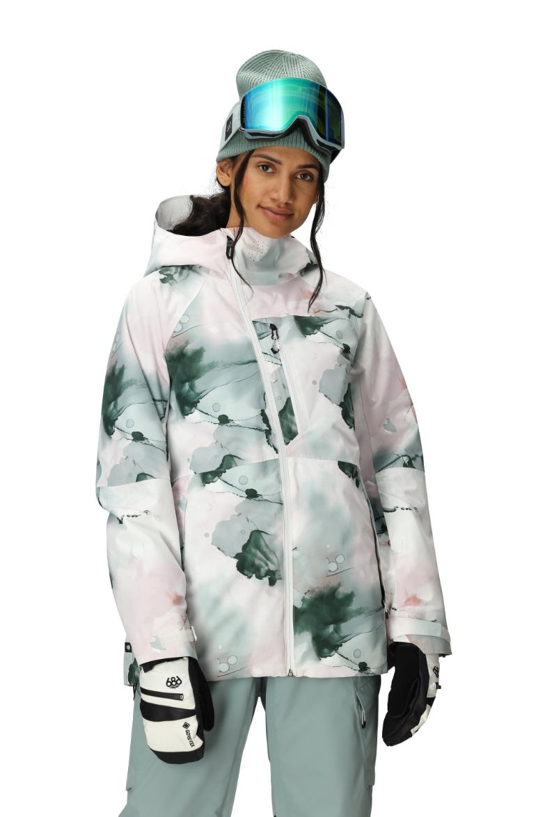 686 ロクハチロク WOMENS HYDRA THERMAGRAPHJACKET DUSTY MARINE INK 25-26 スノーボード ウェア