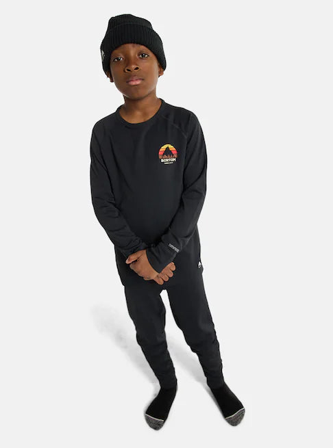 BURTON バートン Kids' Lightweight Base Layer Set 25-26 スノーボード アクセサリー True Black