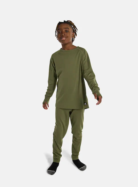 BURTON バートン Kids' Lightweight Base Layer Set 25-26 スノーボード アクセサリー Forest Moss