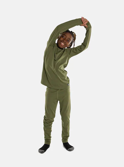 BURTON バートン Kids' Lightweight Base Layer Set 25-26 スノーボード アクセサリー Forest Moss