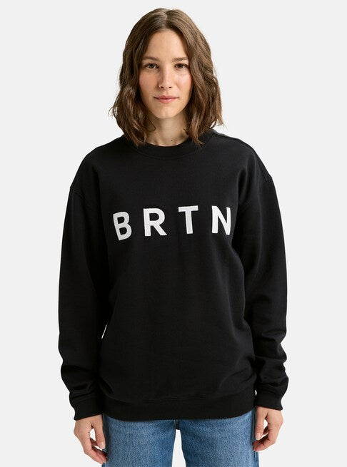 スノーボード ウェア バートン BURTON BRTN Crew Sweatshirt True Black 25-26 送料無料 日本正規品 予約商品 店頭受け取り可能