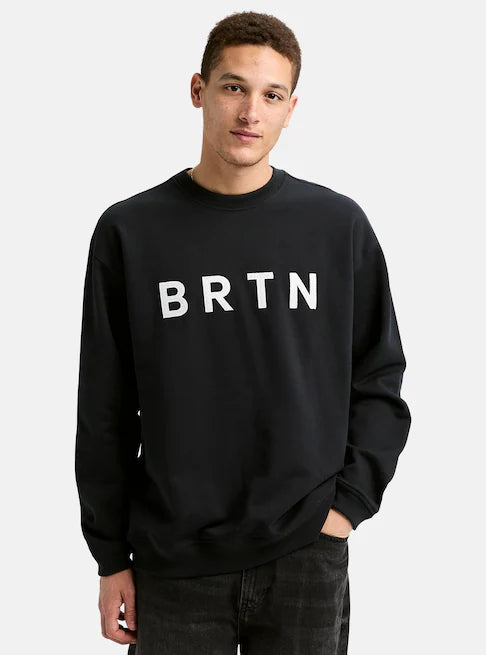 スノーボード ウェア バートン BURTON BRTN Crew Sweatshirt True Black 25-26 送料無料 日本正規品 予約商品 店頭受け取り可能