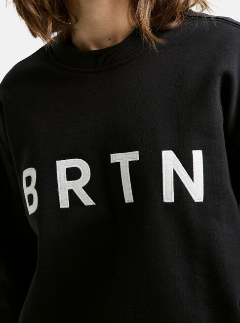 スノーボード ウェア バートン BURTON BRTN Crew Sweatshirt True Black 25-26 送料無料 日本正規品 予約商品 店頭受け取り可能