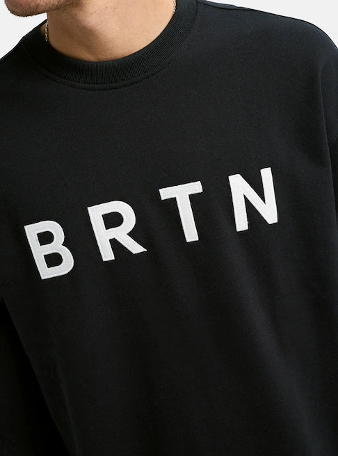 スノーボード ウェア バートン BURTON BRTN Crew Sweatshirt True Black 25-26 送料無料 日本正規品 予約商品 店頭受け取り可能