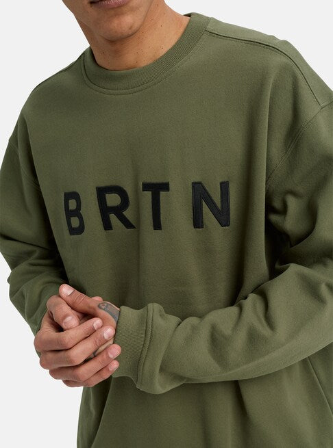 スノーボード ウェア バートン BURTON BRTN Crew Sweatshirt Forest Moss 25-26 送料無料 日本正規品 予約商品 店頭受け取り可能
