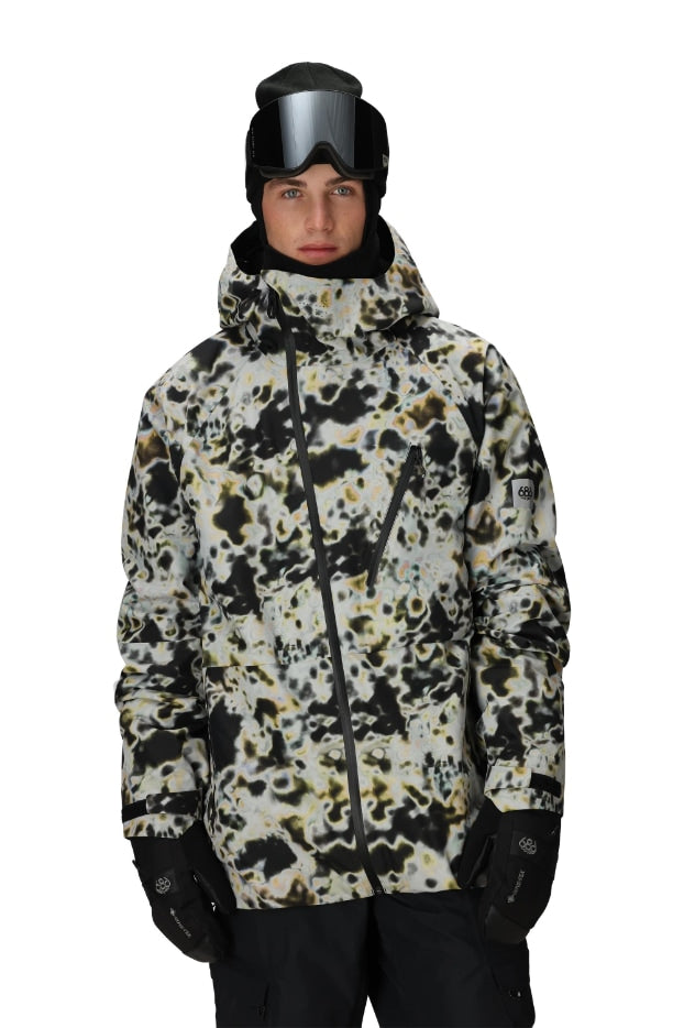 686 ロクハチロク MENS HYDRA THERMAGRAPH JACKET ARCTIC TUNDRA PRINT 25-26 スノーボード ウェア