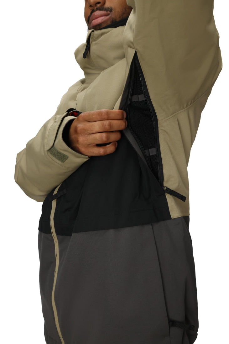 686 ロクハチロク MENS SMARTY 3-IN-1 FORM JACKET SAGE COLORBLOCK 25-26 スノーボード ウェア