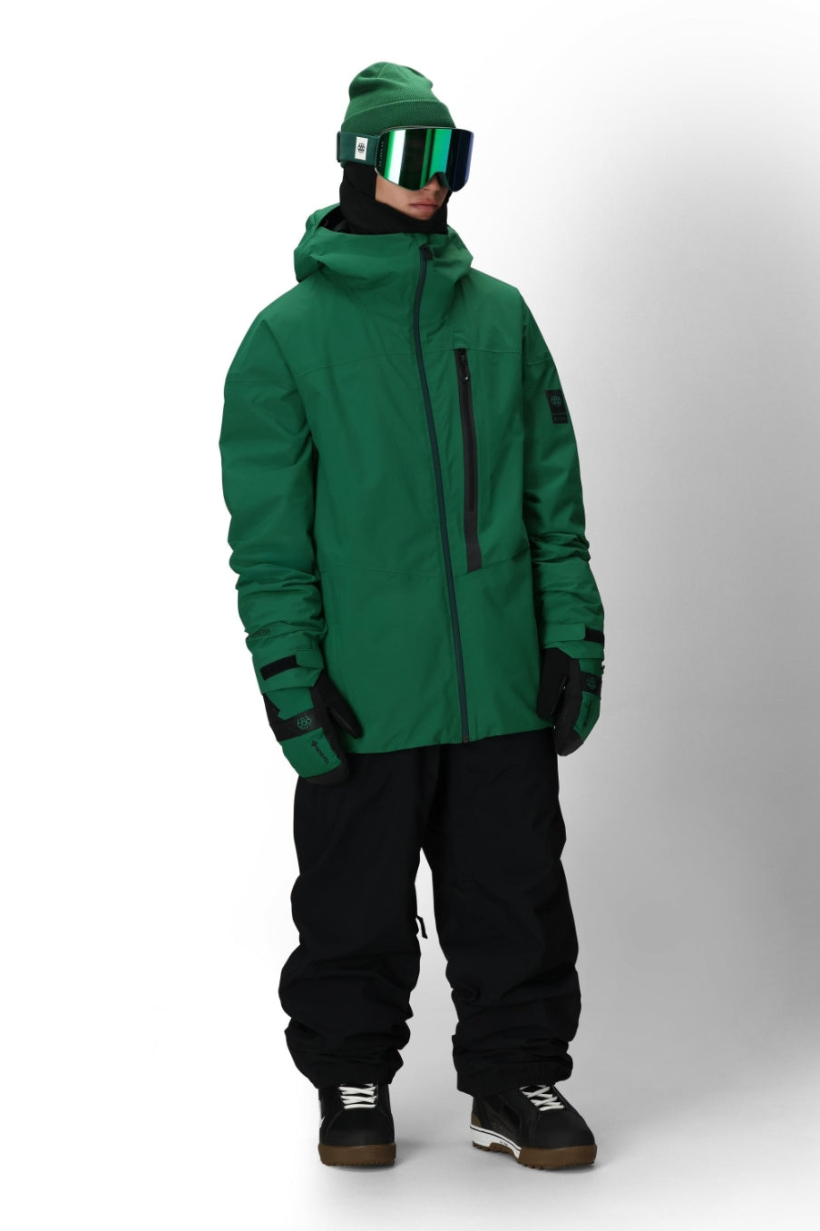 686 ロクハチロク MENS GORE-TEX GT THERMAGRAPHJACKET EMERALD GREEN 25-26 スノーボード ウェア