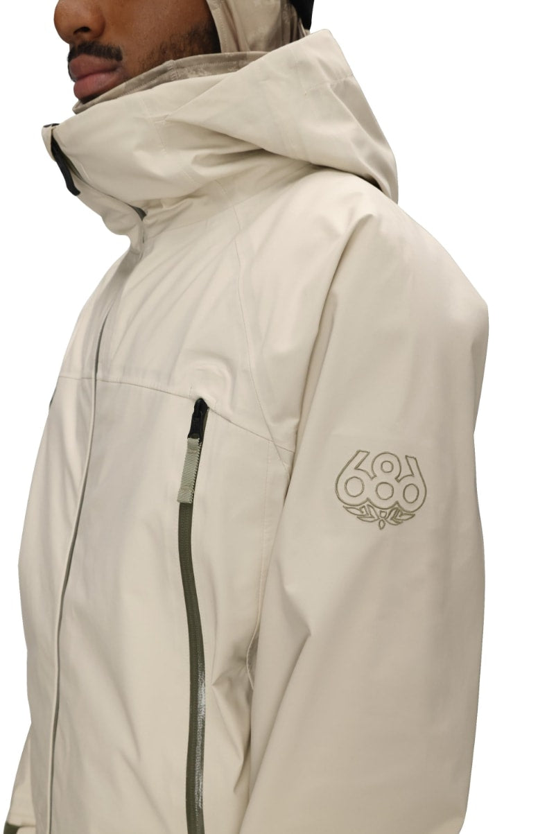 686 ロクハチロク MENS SMARTY 3-IN-1 RODEO 3L JACKET LIMESTONE 25-26 スノーボード ウェア