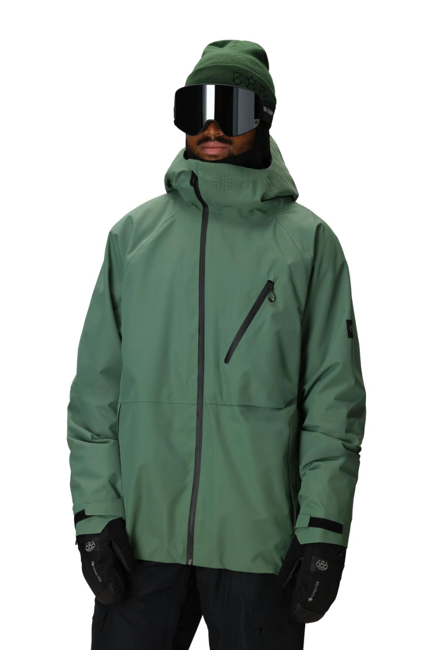686 ロクハチロク MENS HYDRA THERMAGRAPHJACKET CYPRESS GREEN 25-26 スノーボード ウェア
