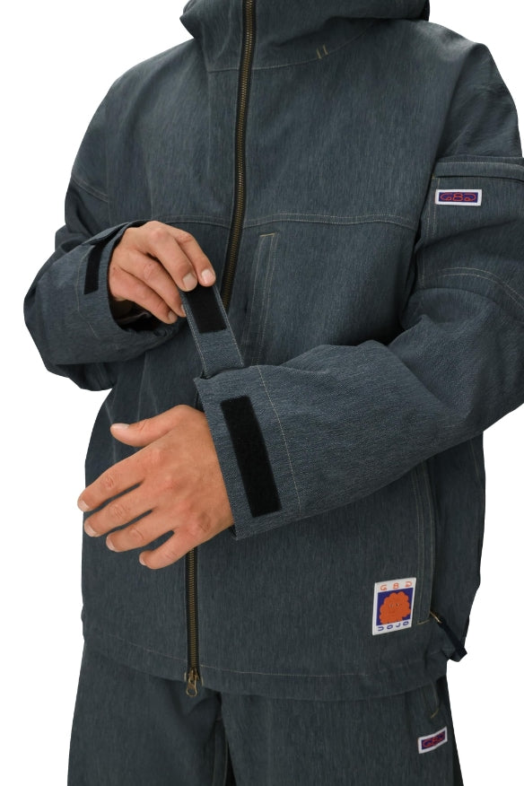 686 ロクハチロク MENS DOJO SHELL JACKET NAVY DENIM 25-26 スノーボード ウェア