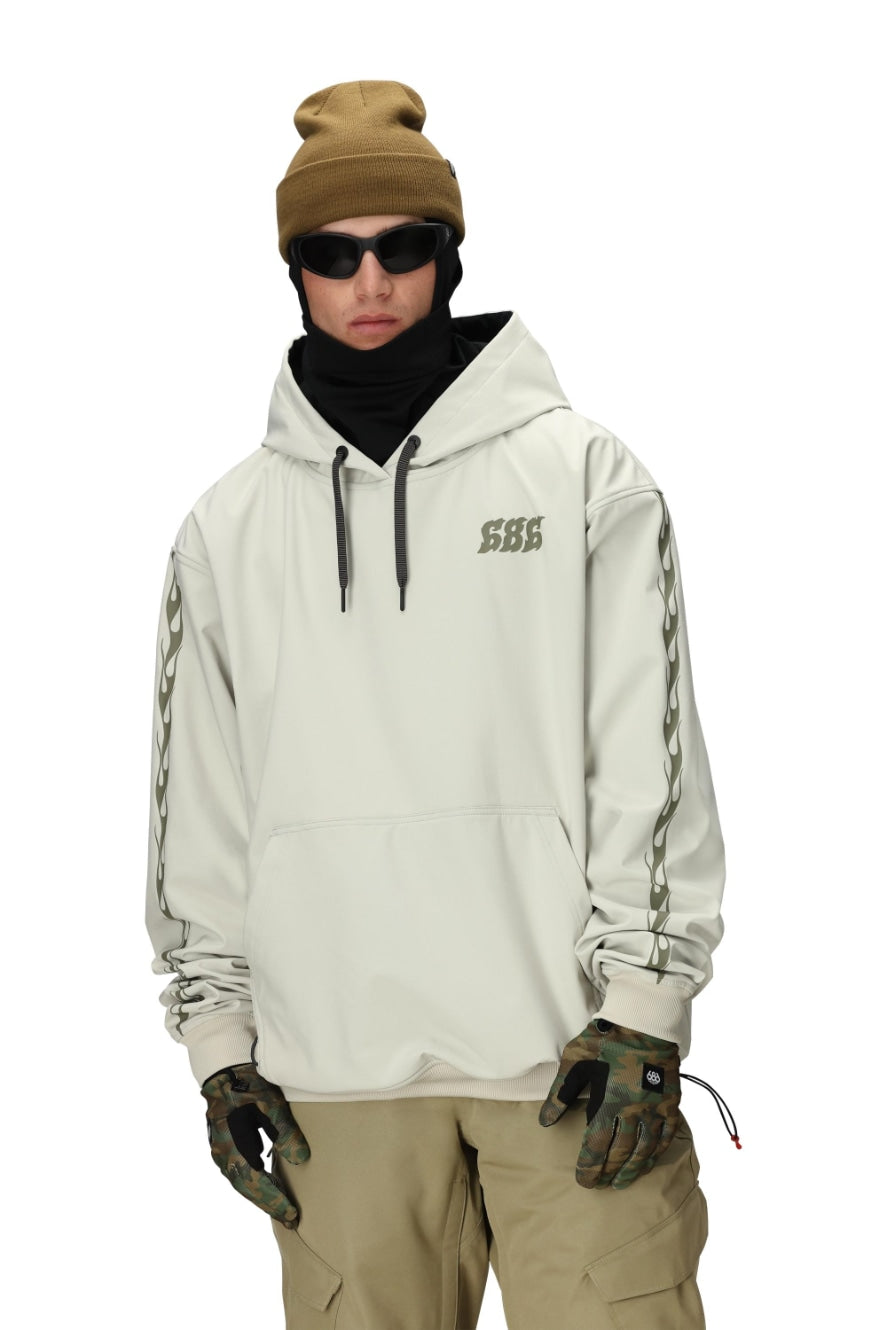 686 ロクハチロク MENS WATERPROOF TEAM HOODY LIMESTONE 25-26 スノーボード ウェア