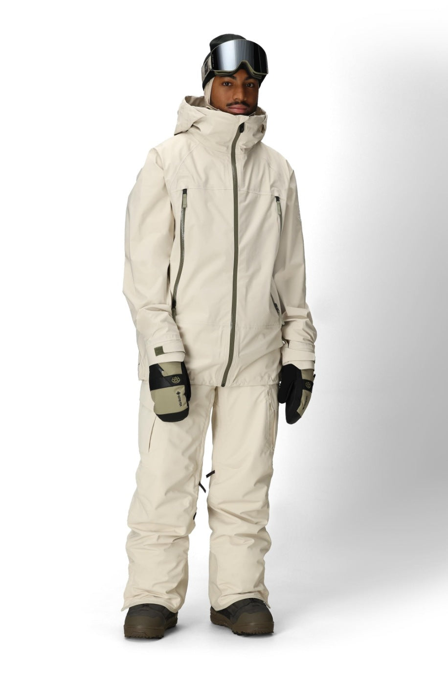 686 ロクハチロク Men's SMARTY? 3-in-1 Cargo Pant LIMESTONE 25-26 スノーボード ウェア