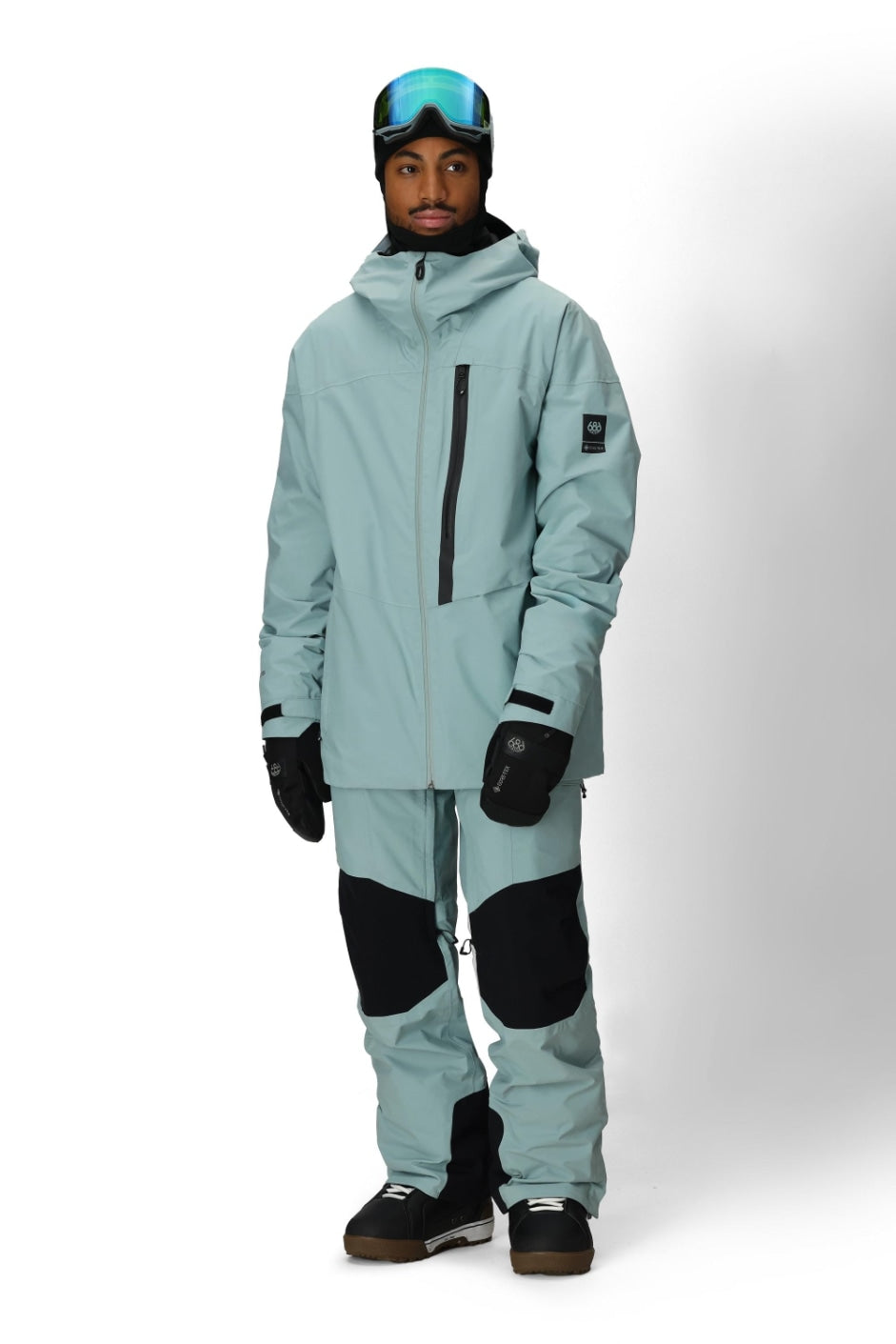 686 ロクハチロク MENS GORE-TEX GT THERMAGRAPHJACKET DUSTY MARINE 25-26 スノーボード ウェア