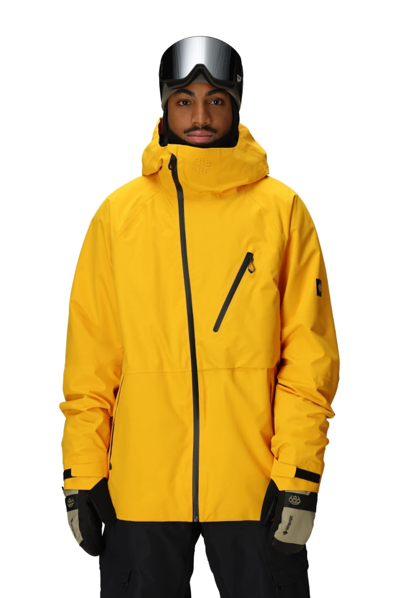 686 ロクハチロク MENS HYDRA THERMAGRAPH JACKET YELLOW GOLD 25-26 スノーボード ウェア