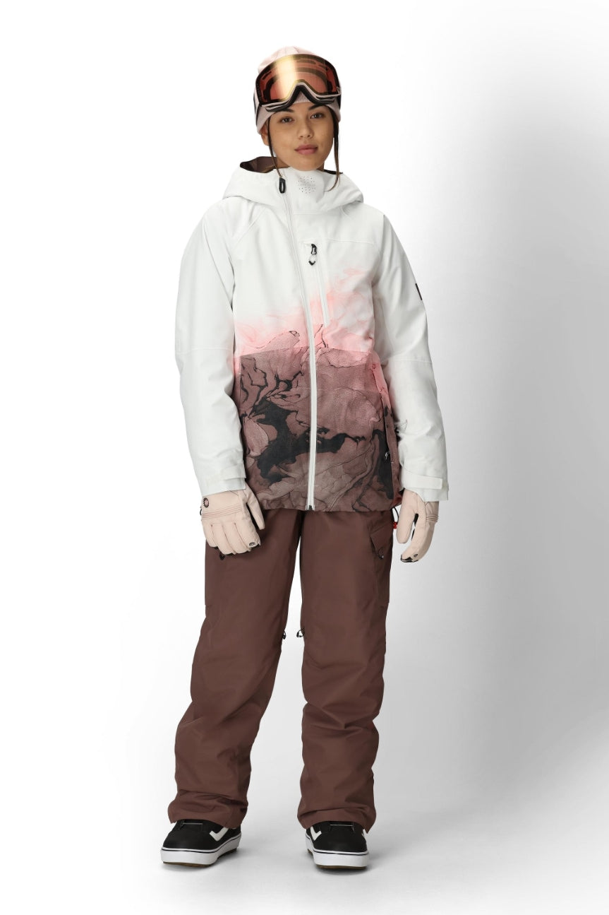 686 ロクハチロク WOMENS HYDRA THERMAGRAPHJACKET PEPPERCORN CLOUDBREAK 25-26 スノーボード ウェア