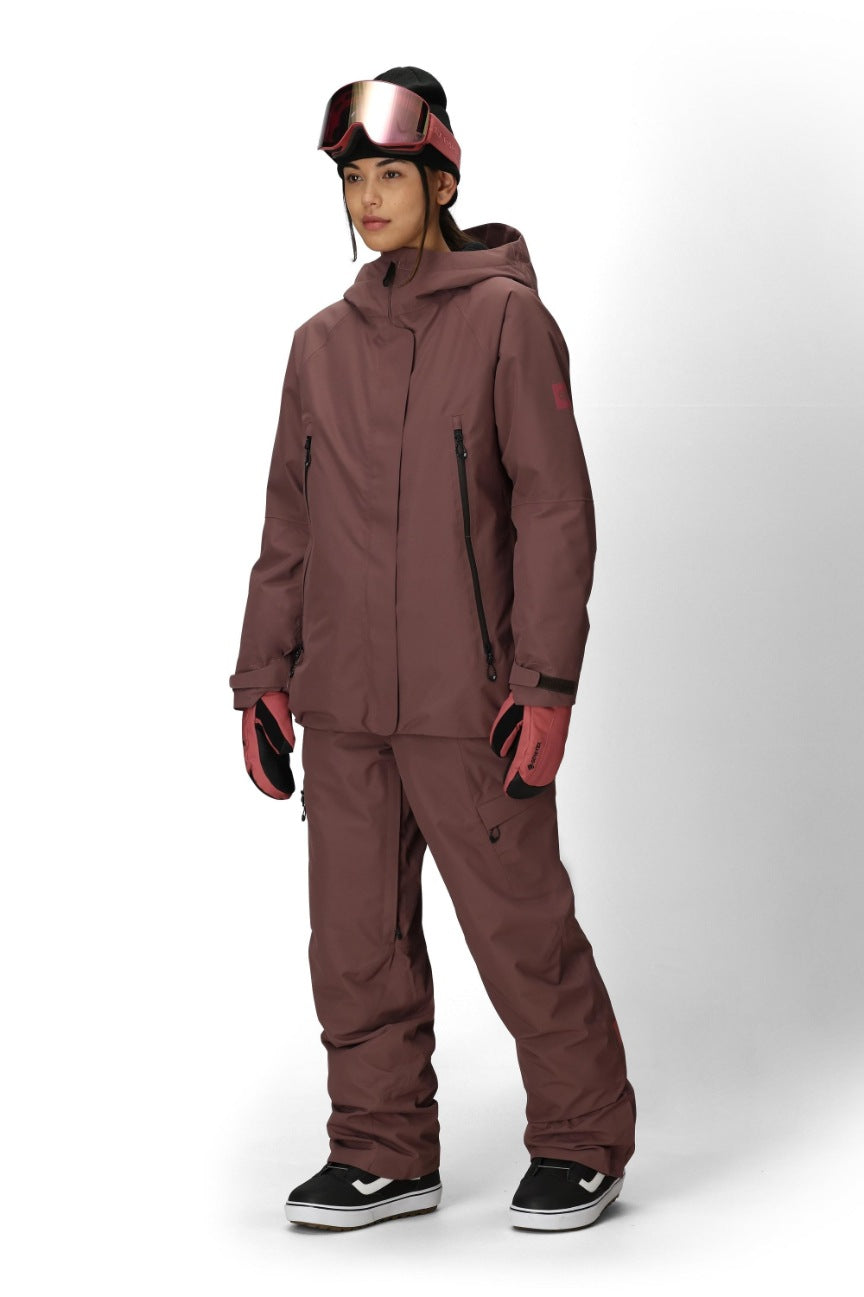 686 ロクハチロク WOMENS WHISPER INSULATED JACKET PEPPERCORN 25-26 スノーボード ウェア