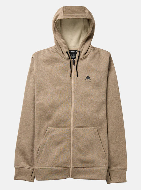 スノーボード ウェア バートン BURTON Oak Full-Zip Hoodie Summit Taupe Heather 25-26 送料無料 日本正規品 予約商品 店頭受け取り可能
