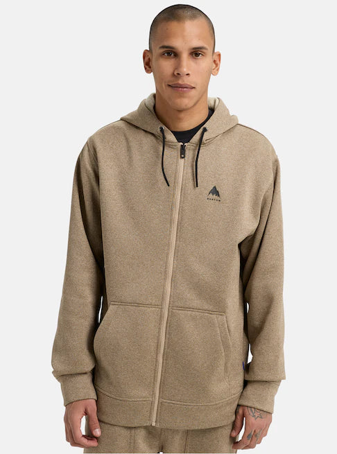 スノーボード ウェア バートン BURTON Oak Full-Zip Hoodie Summit Taupe Heather 25-26 送料無料 日本正規品 予約商品 店頭受け取り可能