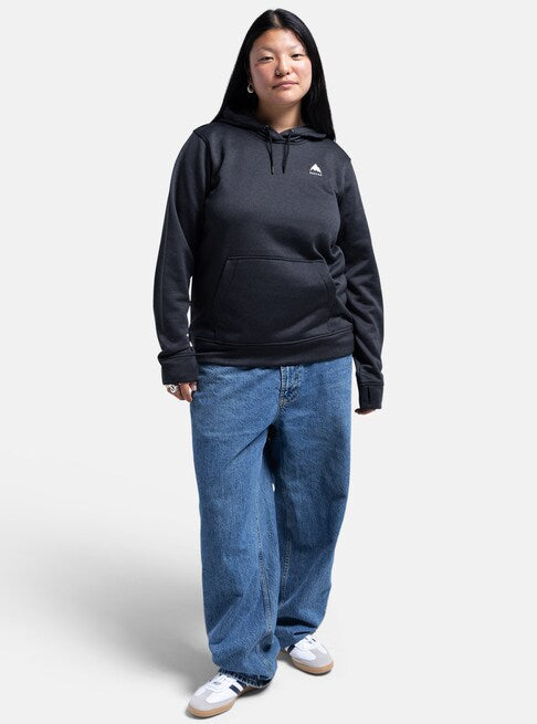 スノーボード ウェア バートン BURTON W Oak Pullover Hoodie True Black Heather 25-26 送料無料 日本正規品 予約商品 店頭受け取り可能