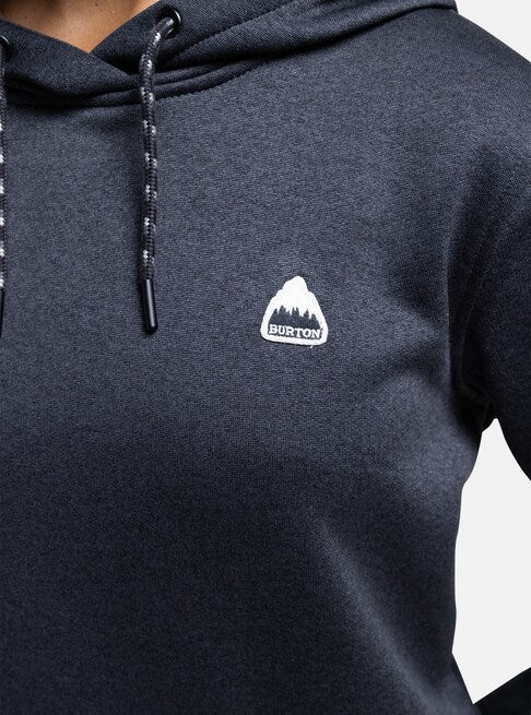 スノーボード ウェア バートン BURTON W Oak Pullover Hoodie True Black Heather 25-26 送料無料 日本正規品 予約商品 店頭受け取り可能
