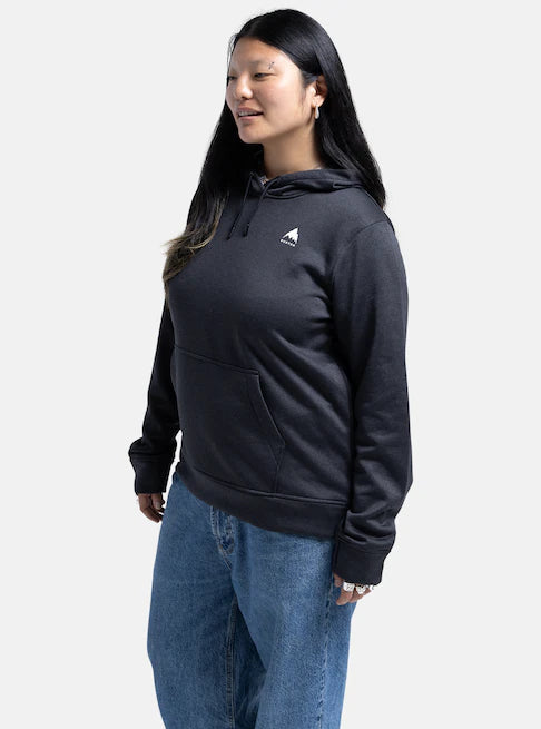 スノーボード ウェア バートン BURTON W Oak Pullover Hoodie True Black Heather 25-26 送料無料 日本正規品 予約商品 店頭受け取り可能